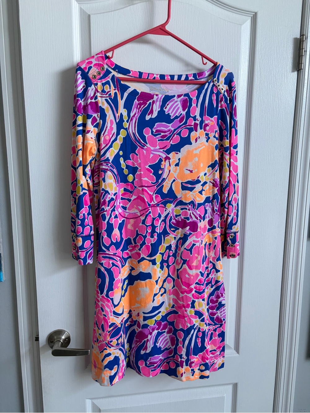 Lilly Pulitzer Boatneck Floral Dress